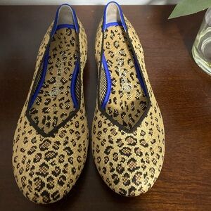 Rothy’s flats, cheetah, women size 10
